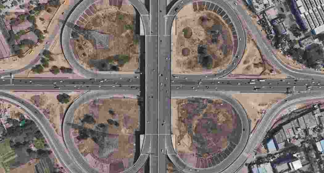 The Dwarka Expressway.  The Dwarka Expressway.