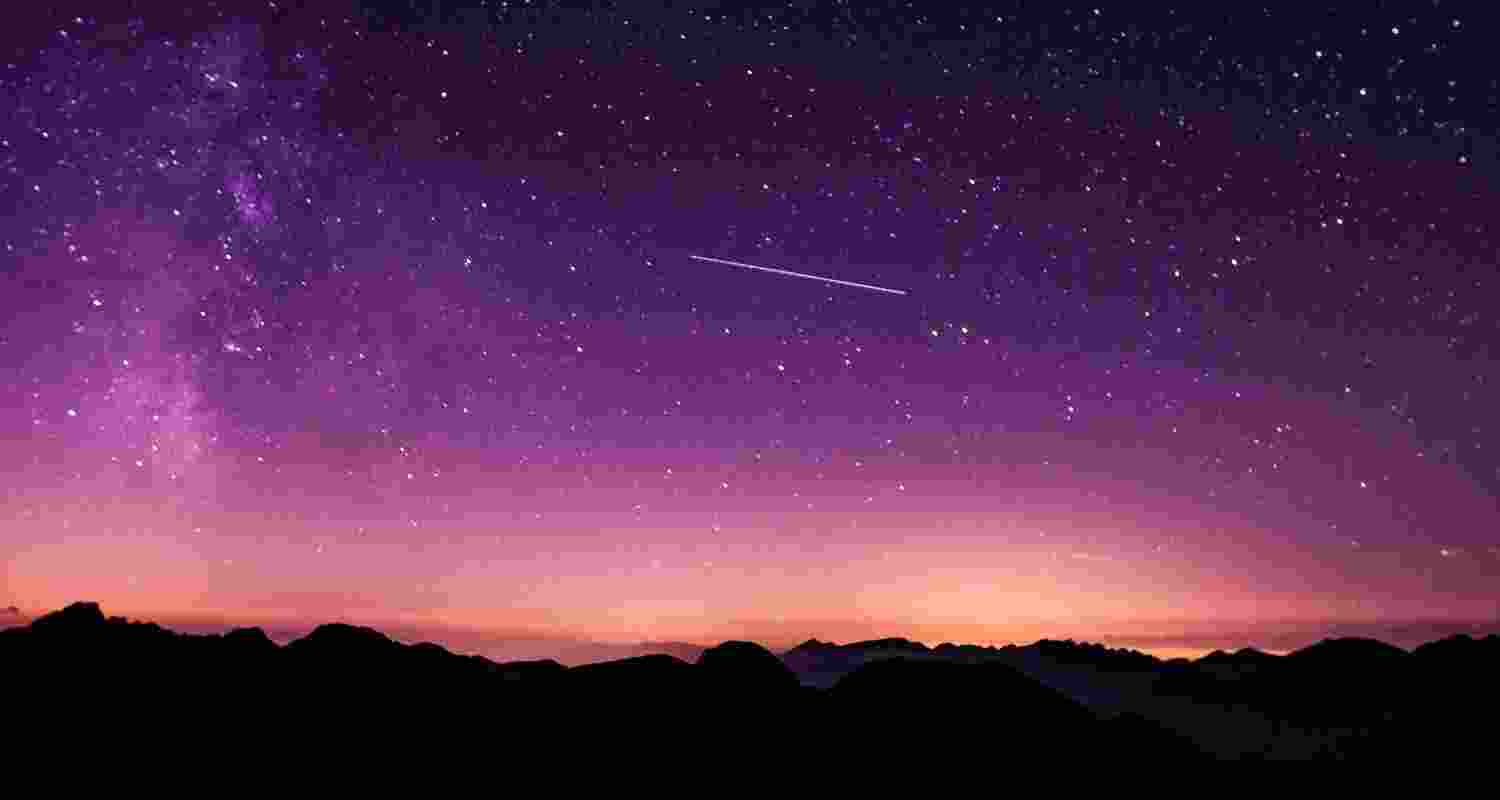 Earth receives signal from space. Earth receives signal from space.