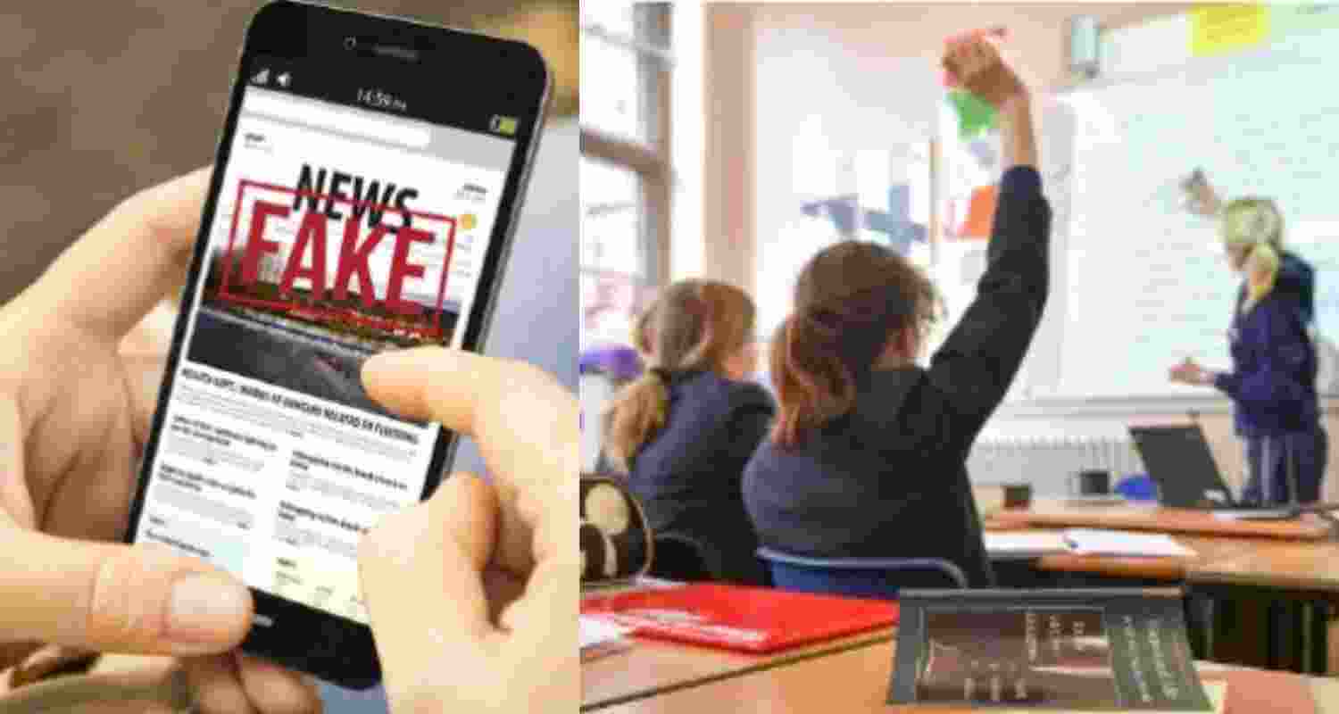 Schoolchildren gets trained in spotting fake news after UK riots
 Schoolchildren gets trained in spotting fake news after UK riots