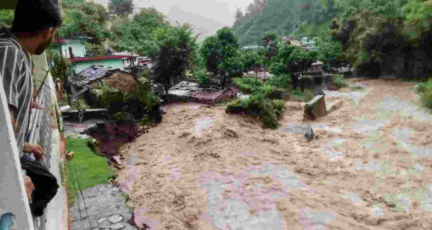 On Friday, cloudbursts and landslides struck Chamoli, Rudraprayag, Bageshwar and Tehri districts, leaving behind widespread destruction. Six people have died and 11 are still missing. On Friday, cloudbursts and landslides struck Chamoli, Rudraprayag, Bageshwar and Tehri districts, leaving behind widespread destruction. Six people have died and 11 are still missing.