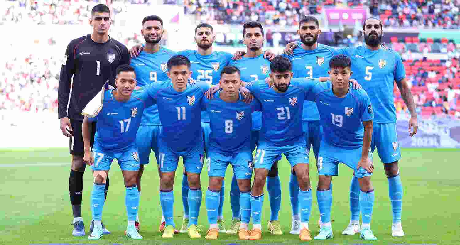 Success-starved India held on to the 124th position in the FIFA men's rankings released on Thursday.  Success-starved India held on to the 124th position in the FIFA men's rankings released on Thursday.