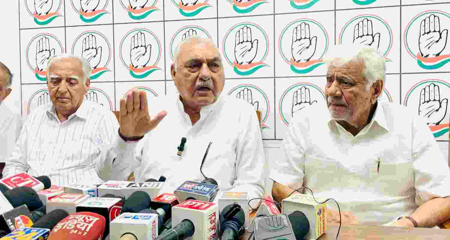 Former Chief Minister Bhupinder Singh Hooda. Former Chief Minister Bhupinder Singh Hooda.