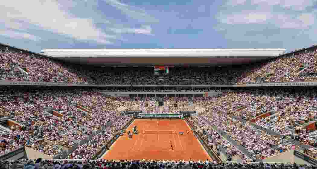 A general view of the Court Philippe-Chatrier in Paris. A general view of the Court Philippe-Chatrier in Paris.