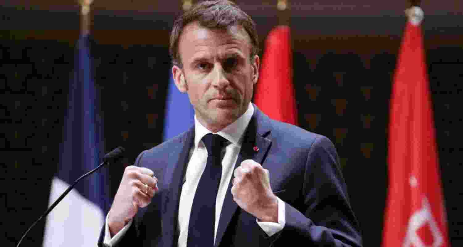 French President Emmanuel Macron. French President Emmanuel Macron.