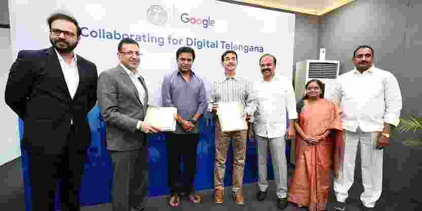 Google to partner with Telangana government on digitization initiatives  Google to partner with Telangana government on digitization initiatives