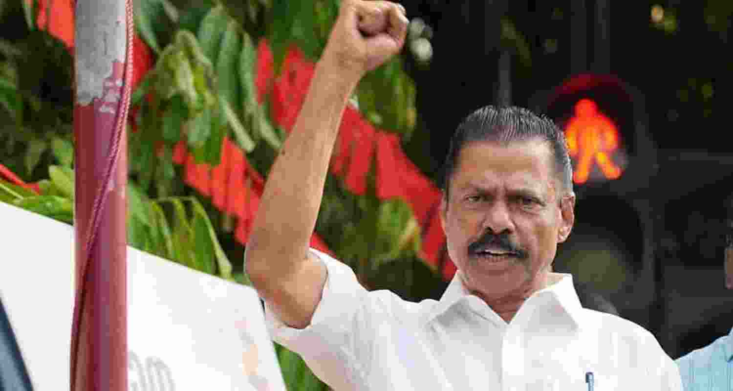 MV Govindan, the CPI(M) Kerala state secretary - file image. MV Govindan, the CPI(M) Kerala state secretary - file image.