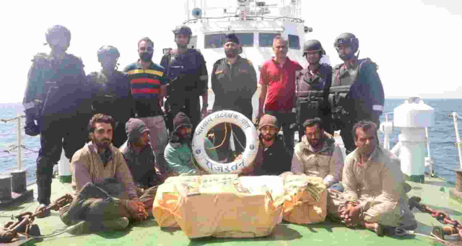 Approximately 80 kg of narcotics worth around Rs 480 crore. Approximately 80 kg of narcotics worth around Rs 480 crore.