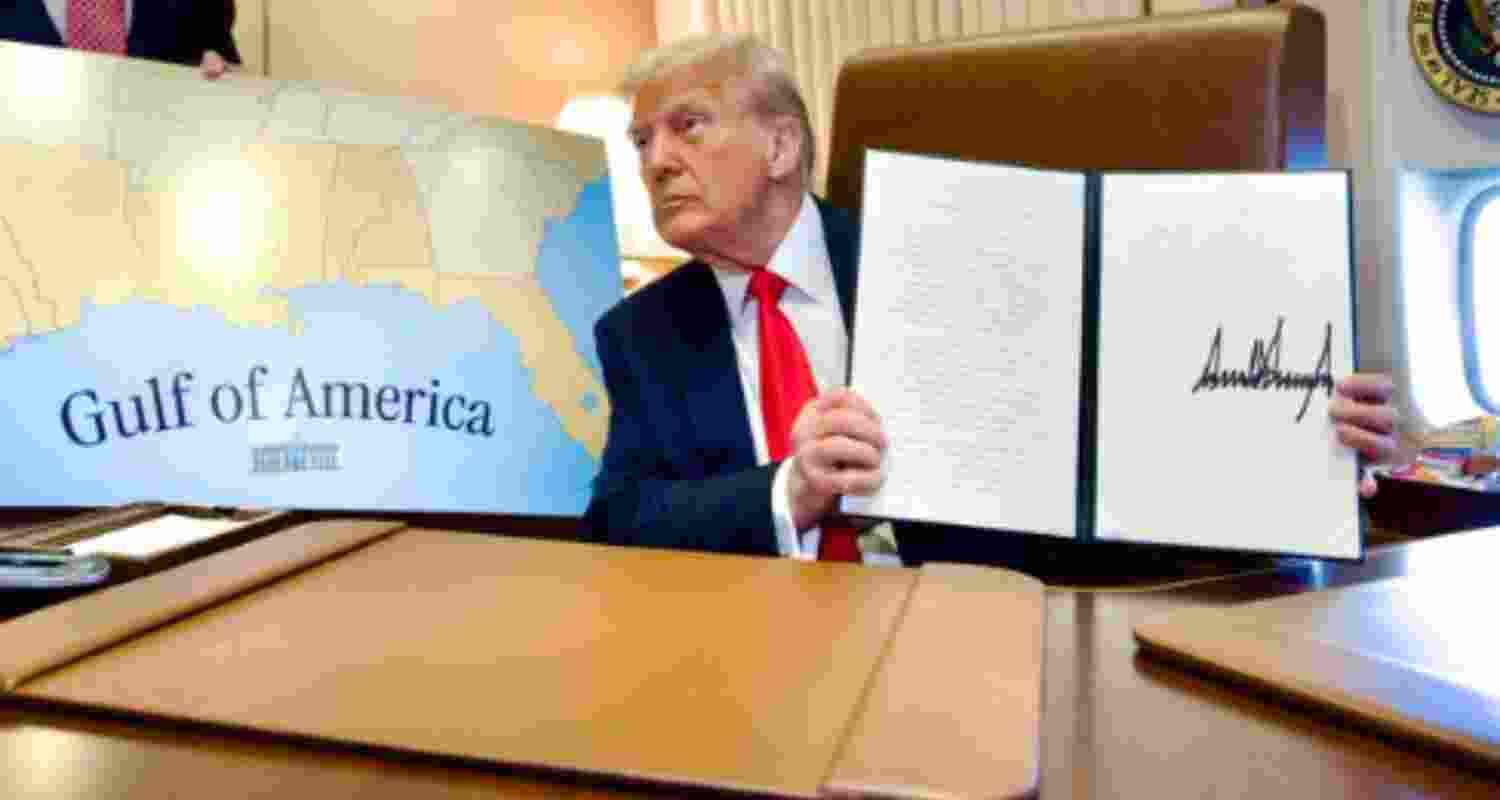 Trump can rename the Gulf of Mexico Trump can rename the Gulf of Mexico