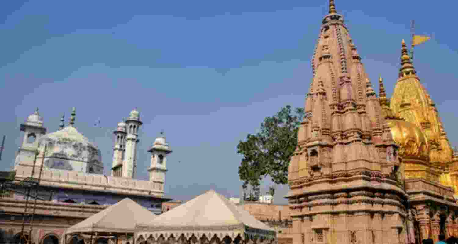 The Gyanvapi Mosque in Varanasi, Uttar Pradesh. The Gyanvapi Mosque in Varanasi, Uttar Pradesh.