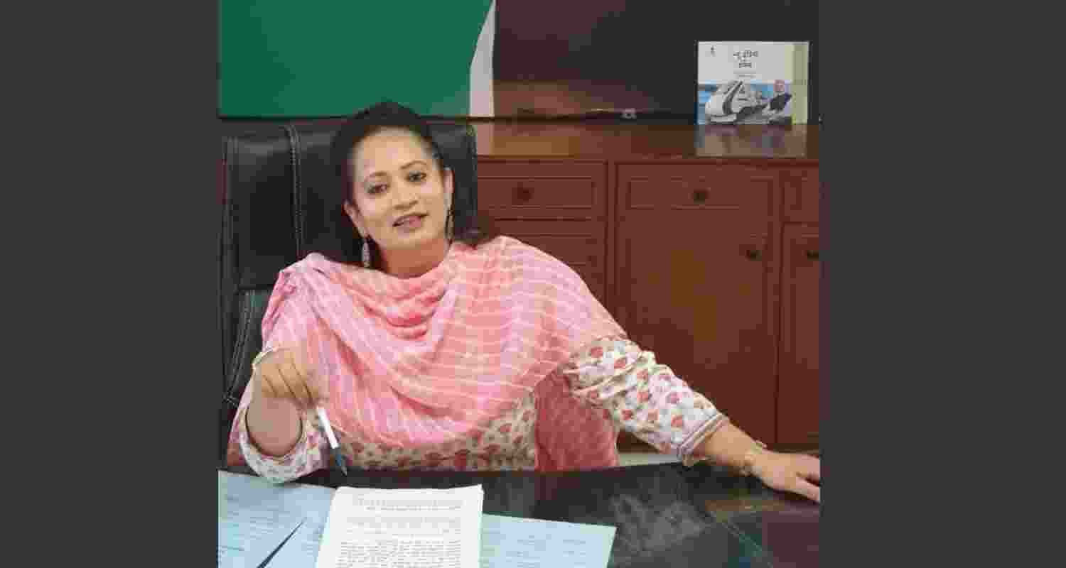 Haryana Health Minister Arti Singh Rao.. Haryana Health Minister Arti Singh Rao..