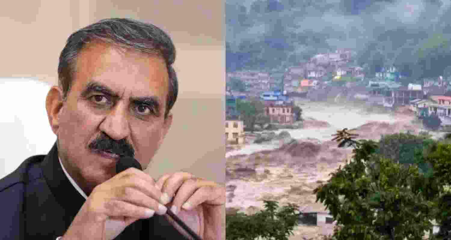 Himachal CM confirms 5 deaths, many missing in Himachal floods. Himachal CM confirms 5 deaths, many missing in Himachal floods.