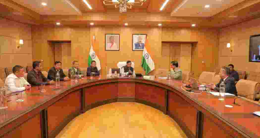 Assam Chief Minister Himanta Biswa Sarma chairs a Cabinet meeting in Guwahati as the government clears key proposals, including a Rs 478-crore judicial township project and the Prohibition of Polygamy Bill. Assam Chief Minister Himanta Biswa Sarma chairs a Cabinet meeting in Guwahati as the government clears key proposals, including a Rs 478-crore judicial township project and the Prohibition of Polygamy Bill.