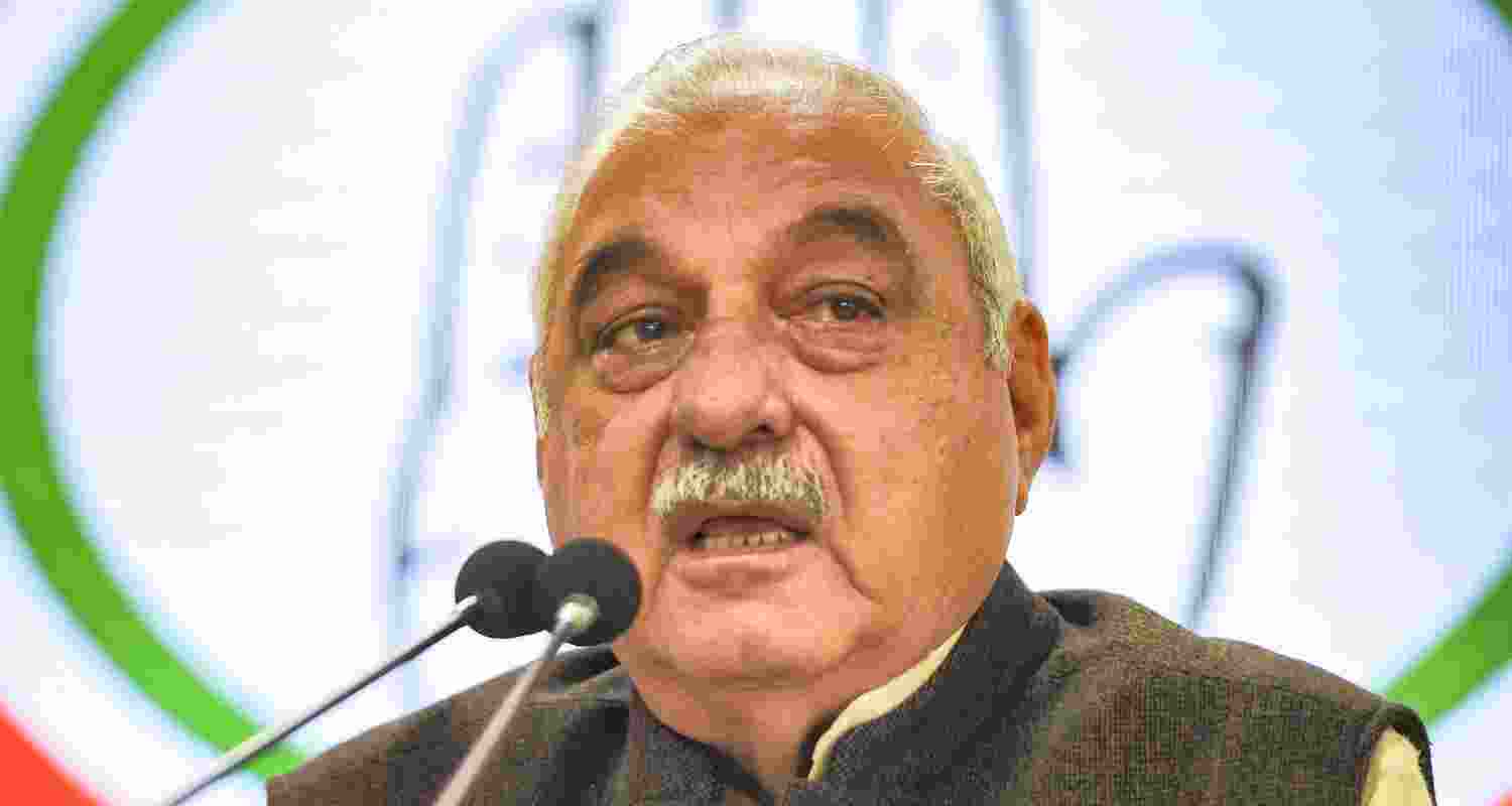Former Haryana CM Bhupinder Singh Hooda. Former Haryana CM Bhupinder Singh Hooda.
