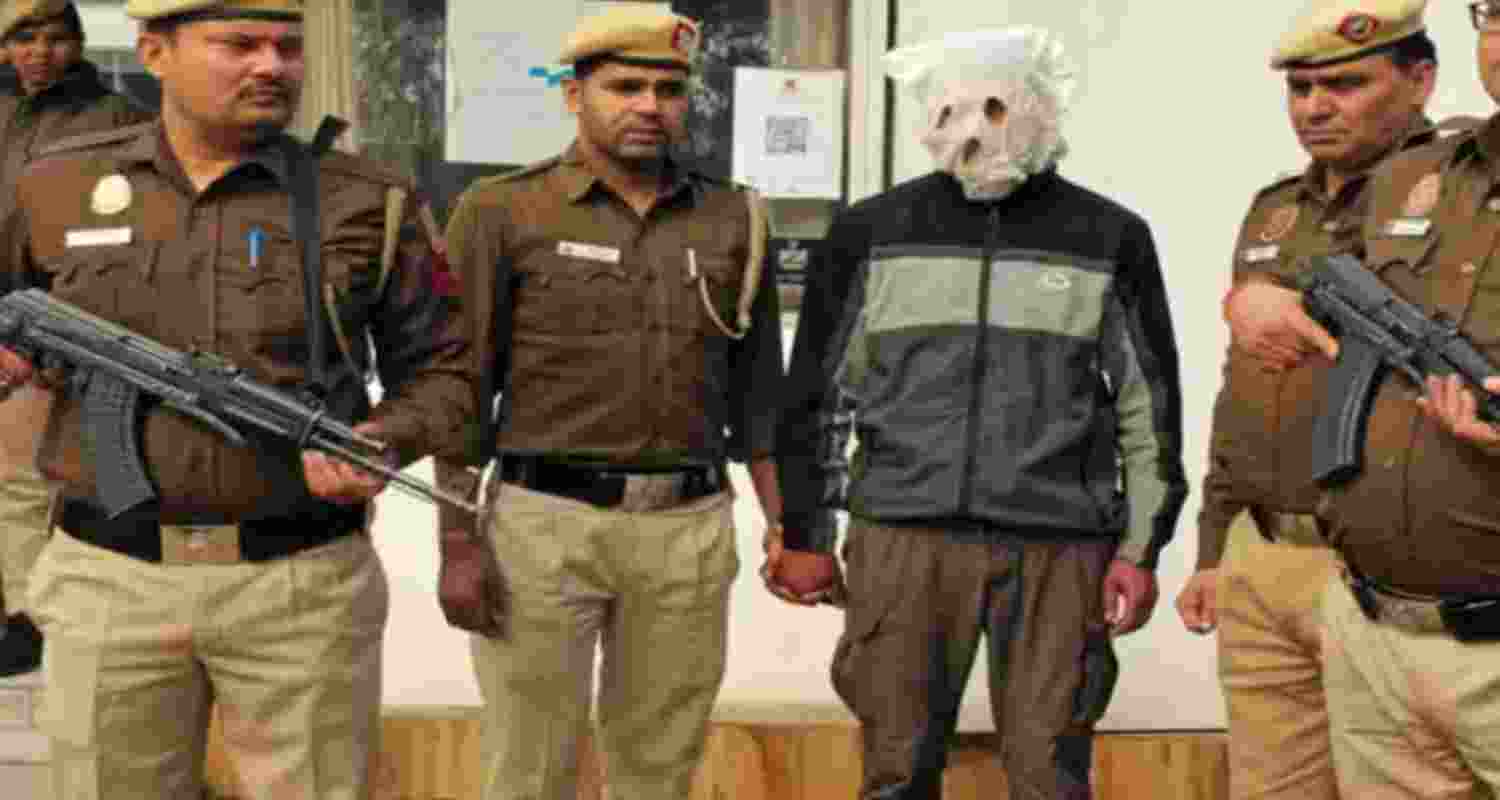 The accused, identified as Riyaz Ahmad Rather was apprehended by the Delhi Police on Tuesday. The accused, identified as Riyaz Ahmad Rather was apprehended by the Delhi Police on Tuesday.