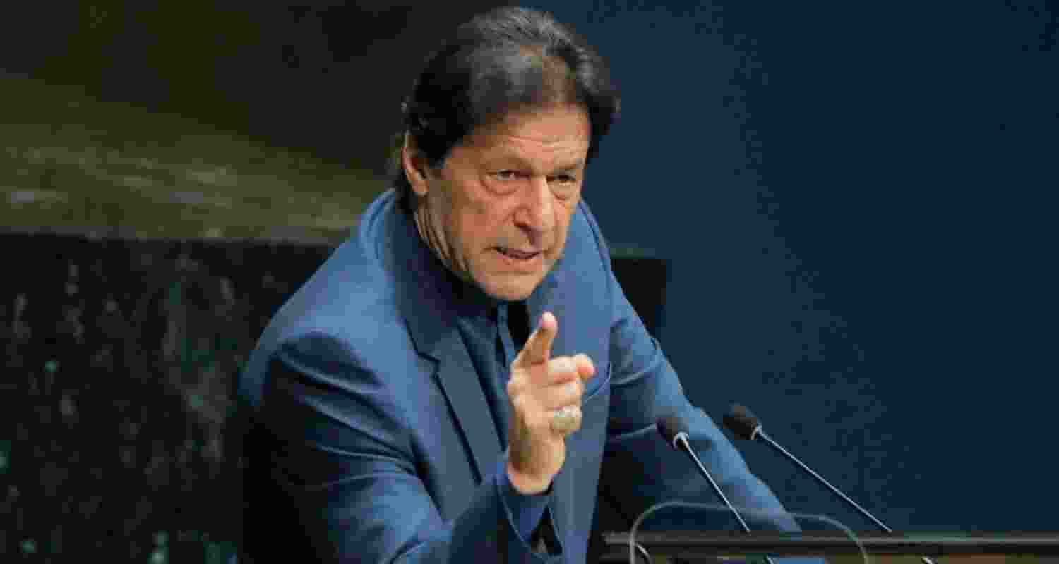 Former Pakistan PM Imran Khan at the United Nations Former Pakistan PM Imran Khan at the United Nations