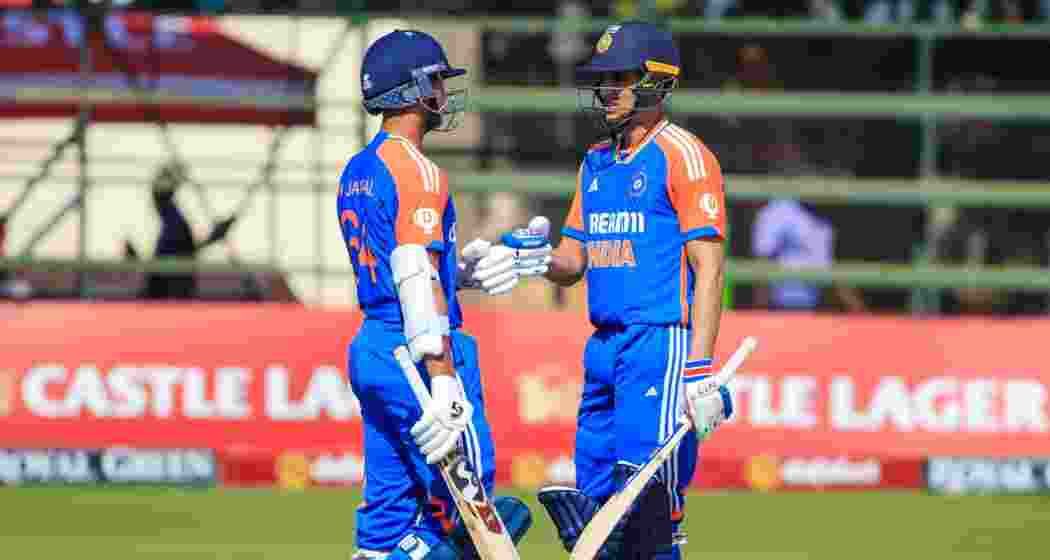 Indian batters Yashasvi Jaiswal (L) and Shubman Gill (R) during the fourth T20 International. Indian batters Yashasvi Jaiswal (L) and Shubman Gill (R) during the fourth T20 International.