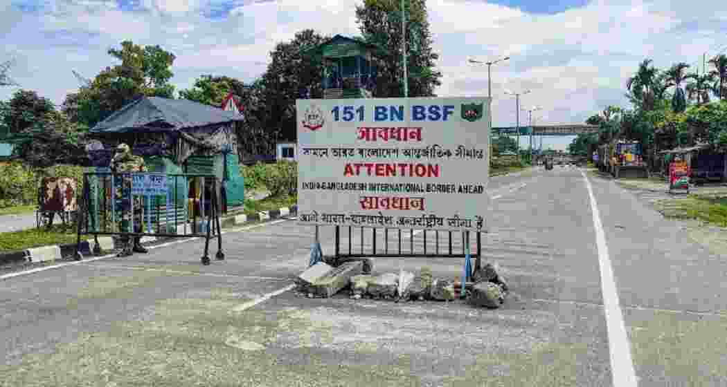 A scene from the Indo-Bangladesh border. A scene from the Indo-Bangladesh border.