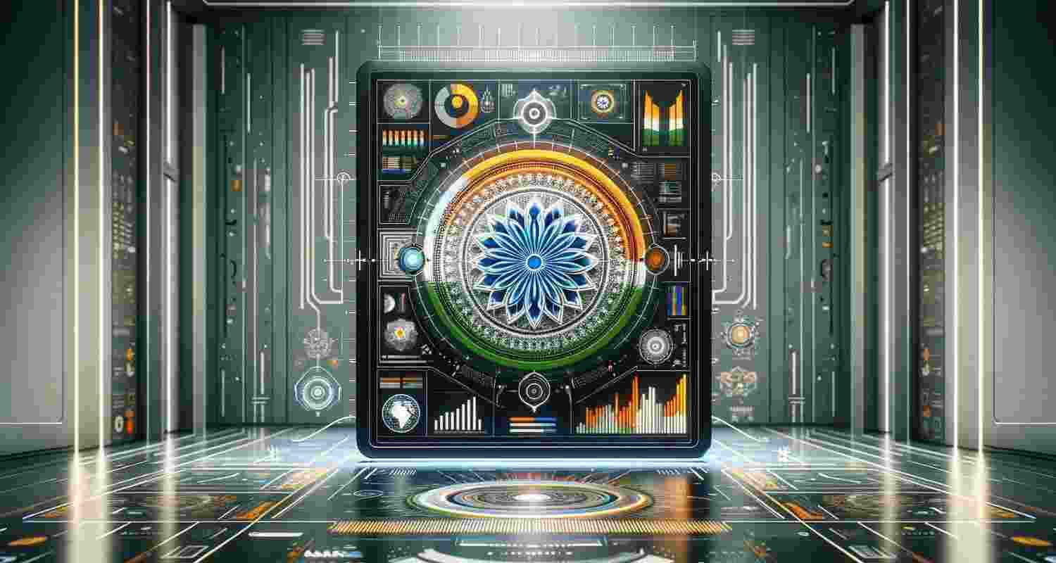 An Image of an Indian AI platform. An Image of an Indian AI platform.