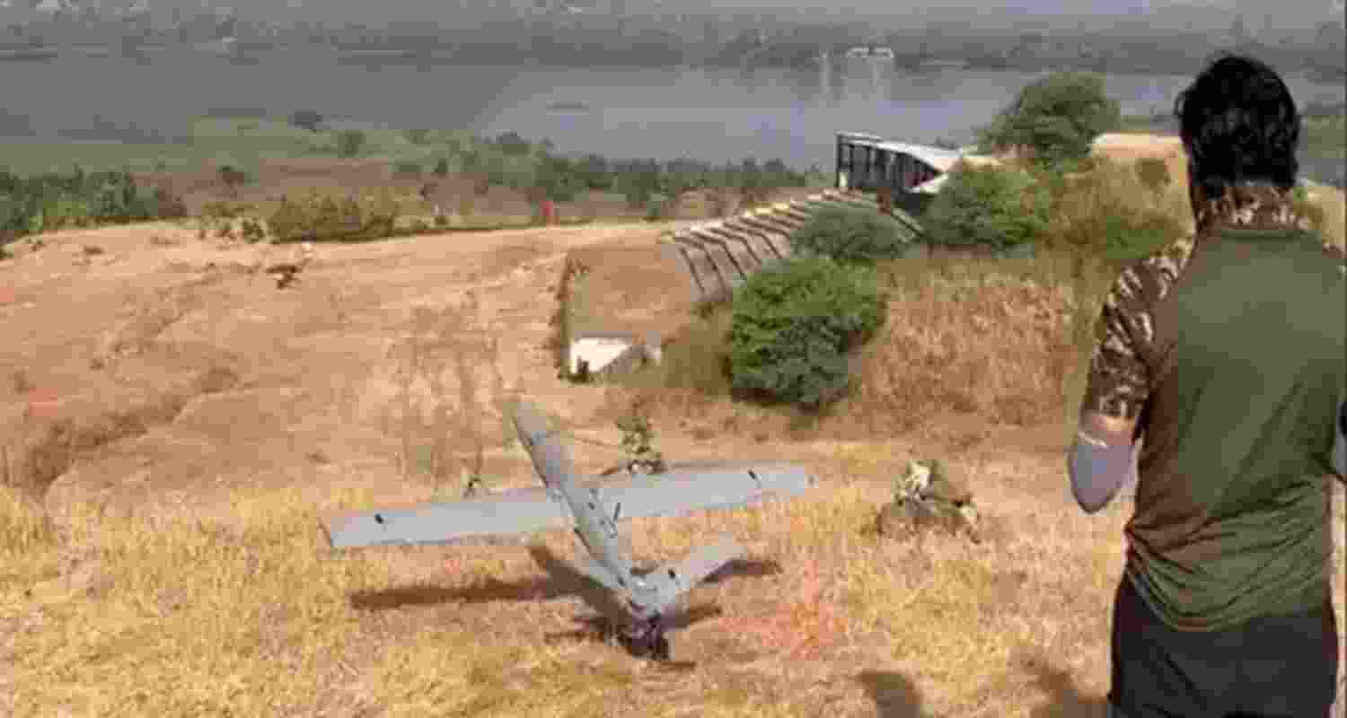 Glimpse of Nagastra 1R loitering munition. Glimpse of Nagastra 1R loitering munition.