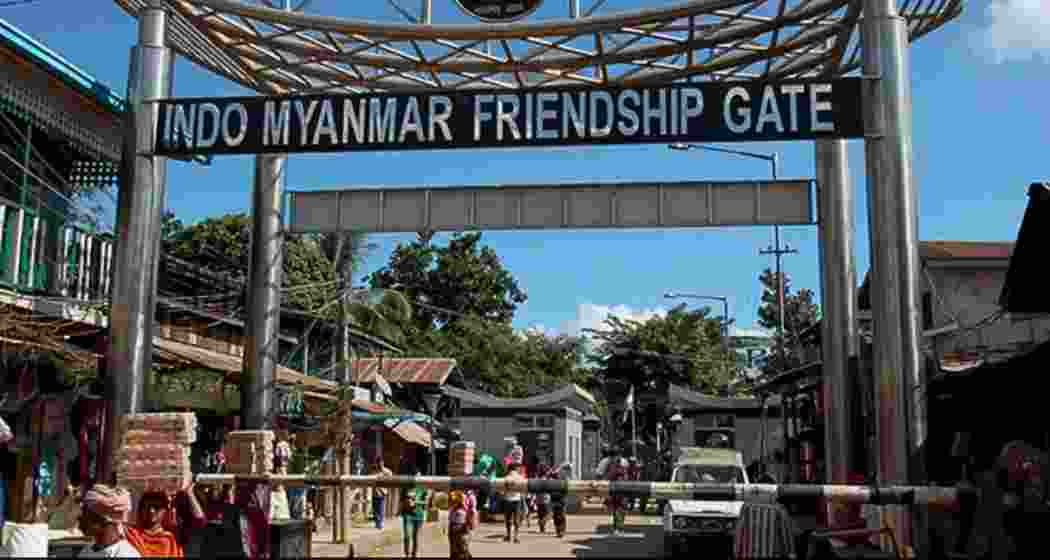 The Tamu Land Border Checkpoint at Moreh in Manipur, a key entry point facilitating regulated cross-border movement under the Ministry of Home Affairs' new border pass system. The Tamu Land Border Checkpoint at Moreh in Manipur, a key entry point facilitating regulated cross-border movement under the Ministry of Home Affairs' new border pass system.