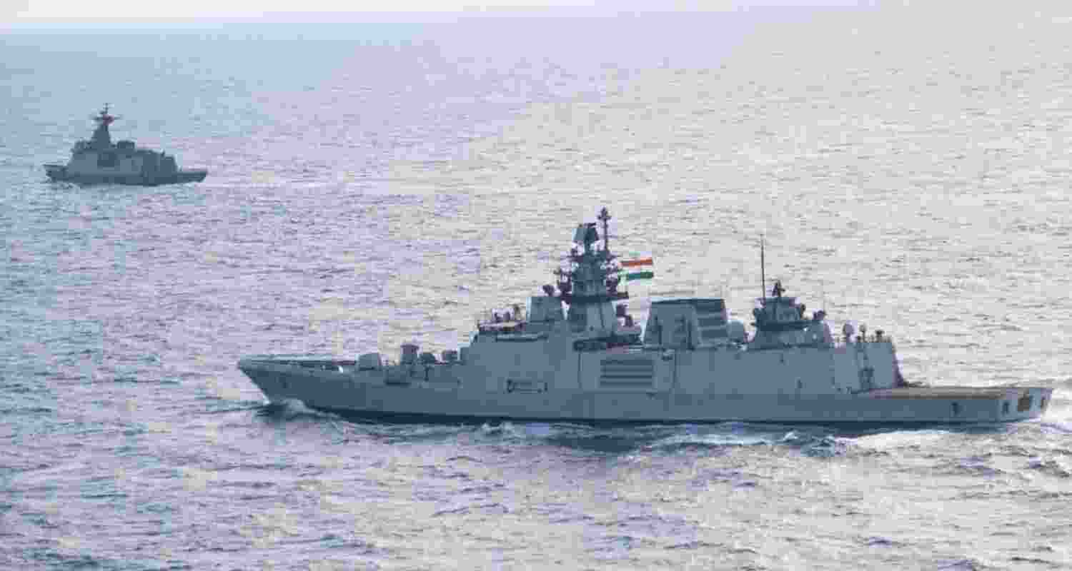 INS Sahyadri conducts joint drills with Philippine ship BRP Jose Rizal. INS Sahyadri conducts joint drills with Philippine ship BRP Jose Rizal.