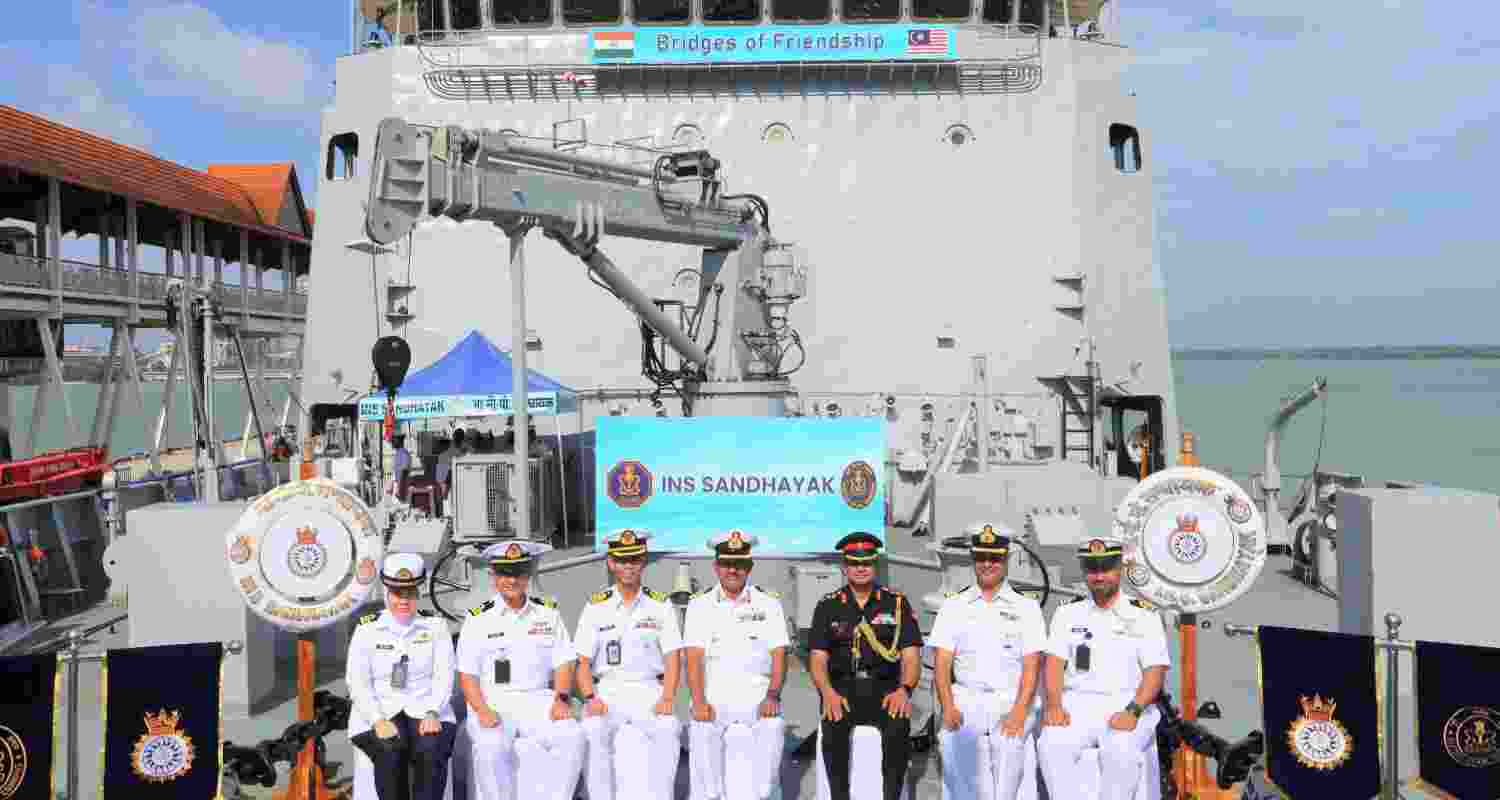 INS Sandhayak makes Maiden Port Call at Port Klang, Malaysia INS Sandhayak makes Maiden Port Call at Port Klang, Malaysia