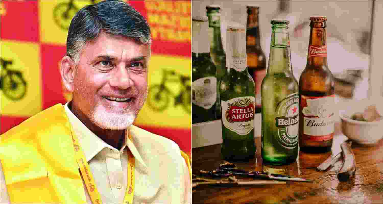 In Andhra Pradesh, the opposition TDP is enticing fervent alcohol enthusiasts by pledging to deliver higher quality spirits at discounted rates if they come into power. In Andhra Pradesh, the opposition TDP is enticing fervent alcohol enthusiasts by pledging to deliver higher quality spirits at discounted rates if they come into power.