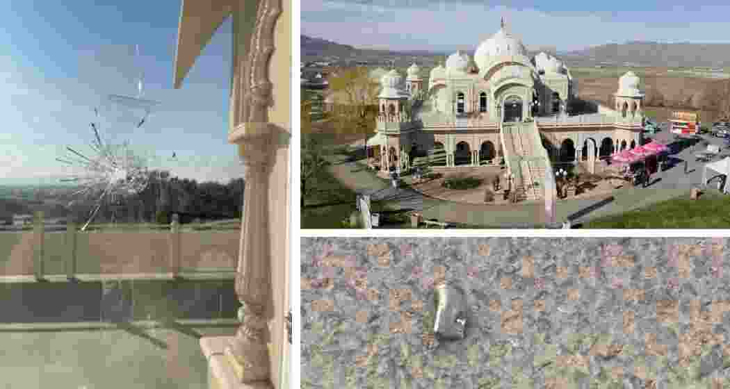 The ISKCON temple in Utah, famed for its Holi festival, suffered damage after multiple bullets were fired at its premises during late hours on Tuesday. The ISKCON temple in Utah, famed for its Holi festival, suffered damage after multiple bullets were fired at its premises during late hours on Tuesday.