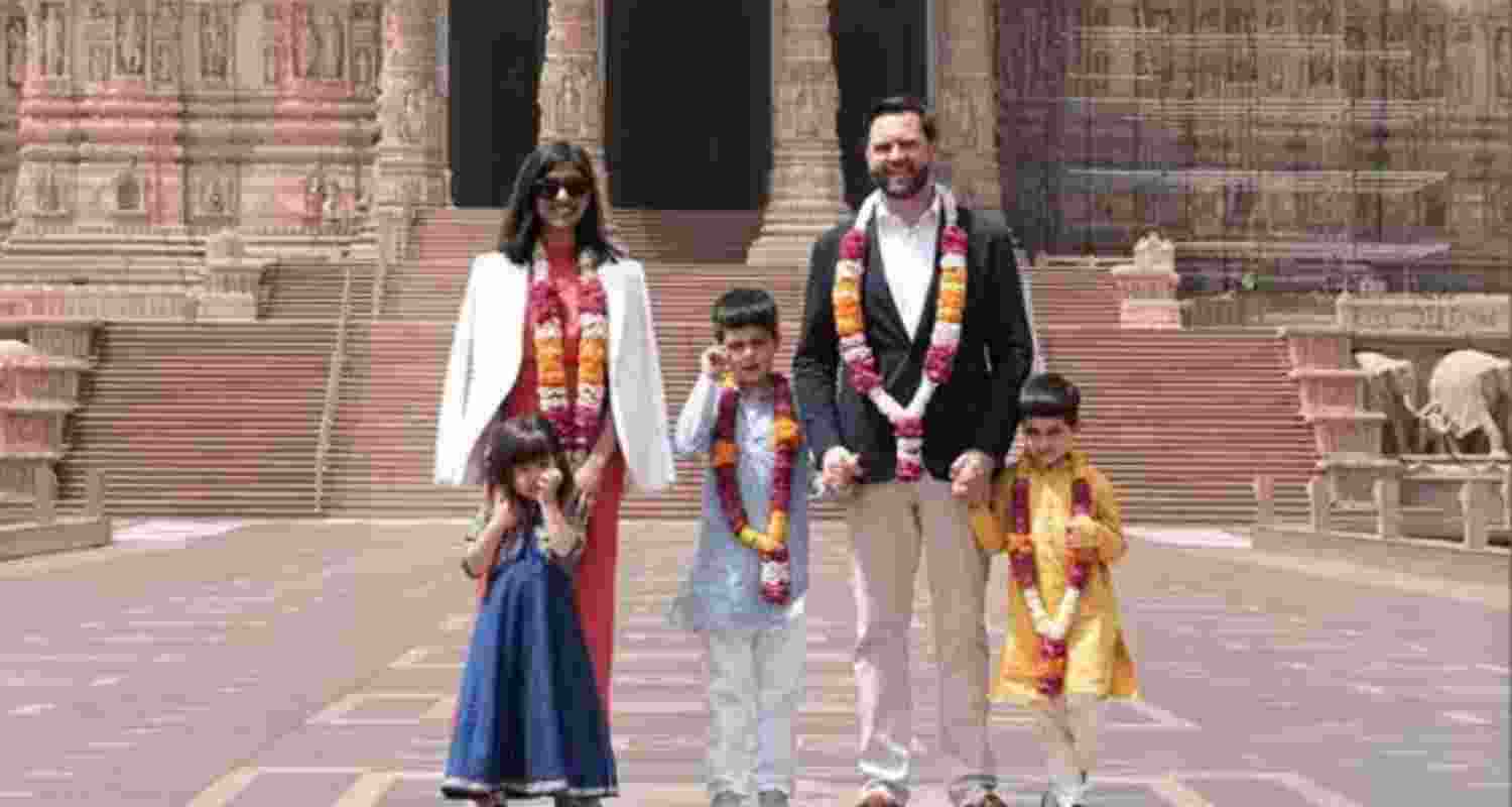 JD Vance's wife Usha traces her origins to Andhra Pradesh JD Vance's wife Usha traces her origins to Andhra Pradesh