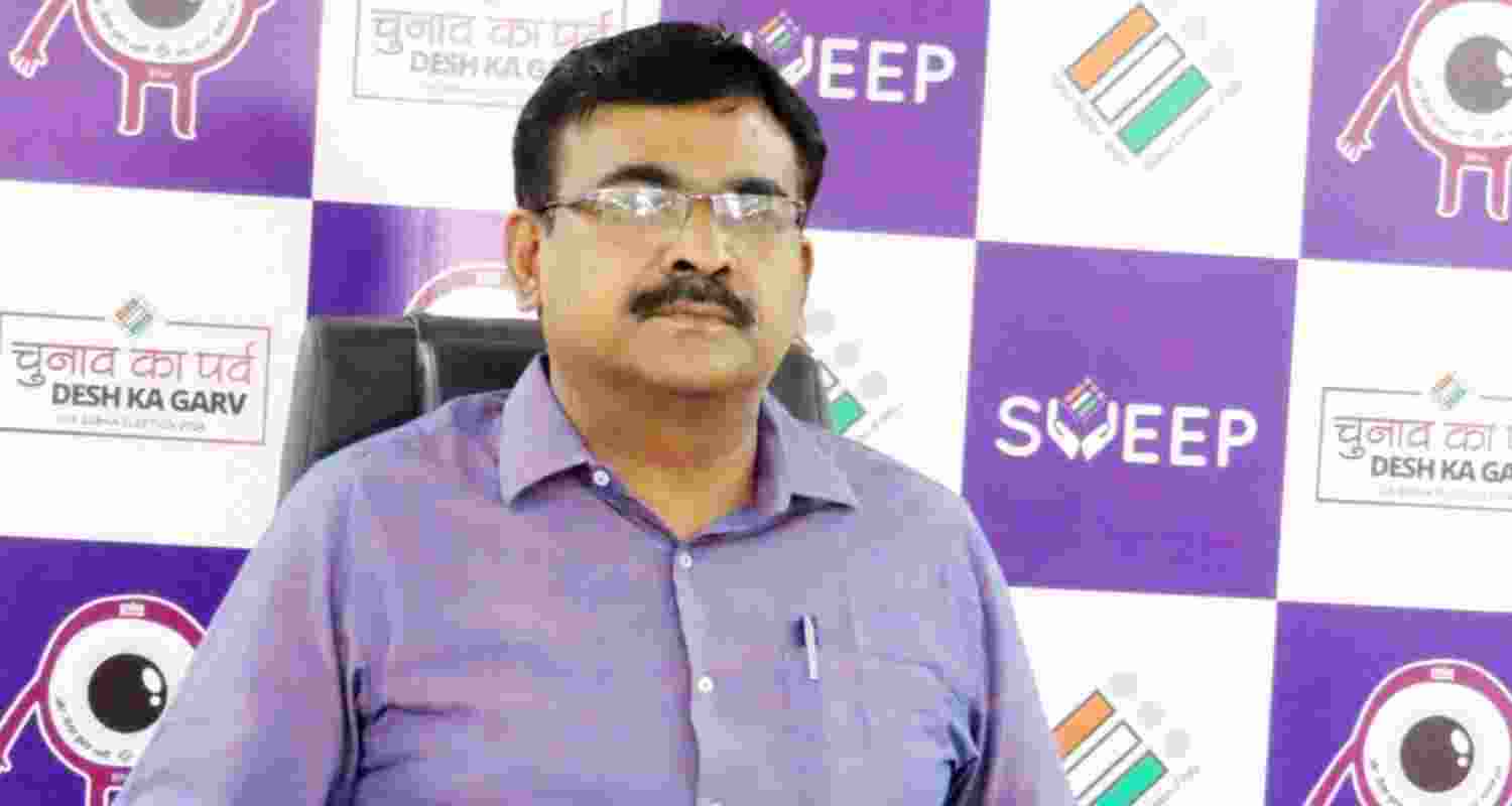 Jharkhand Chief Electoral Officer (CEO) K Ravi Kumar - file image. Jharkhand Chief Electoral Officer (CEO) K Ravi Kumar - file image.