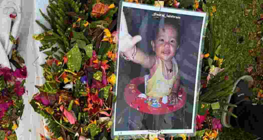 A photograph of the youngest victim of the November 11, 2024 incident in Manipur’s Jiribam.  A photograph of the youngest victim of the November 11, 2024 incident in Manipur’s Jiribam.