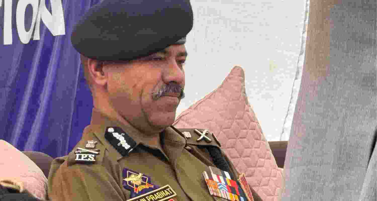 Jammu and Kashmir DGP Nalin Prabhat. Image: X Jammu and Kashmir DGP Nalin Prabhat. Image: X