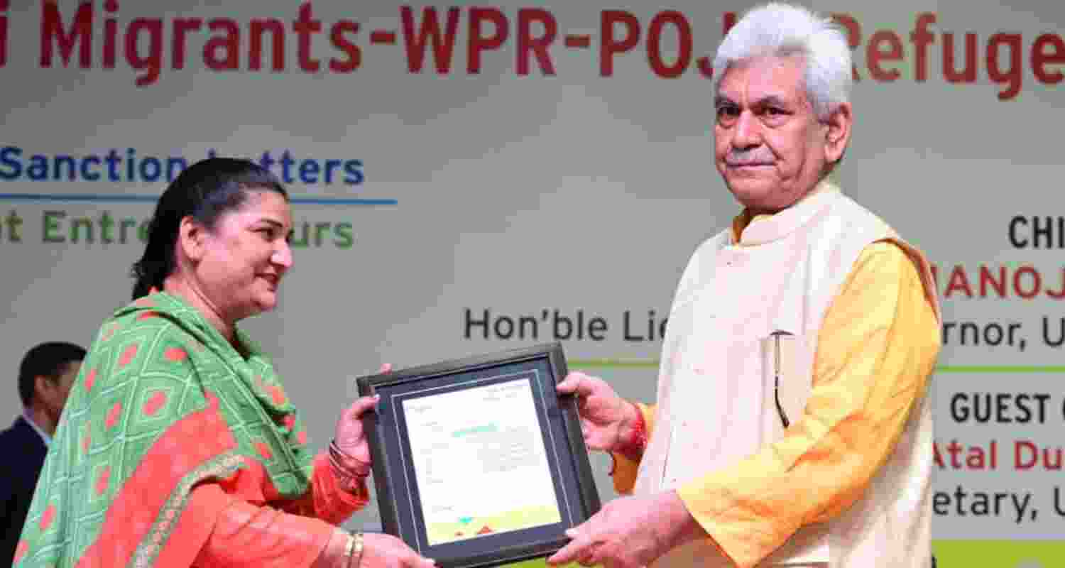 Jammu and Kashmir Lieutenant Governor Manoj Sinha. Jammu and Kashmir Lieutenant Governor Manoj Sinha.