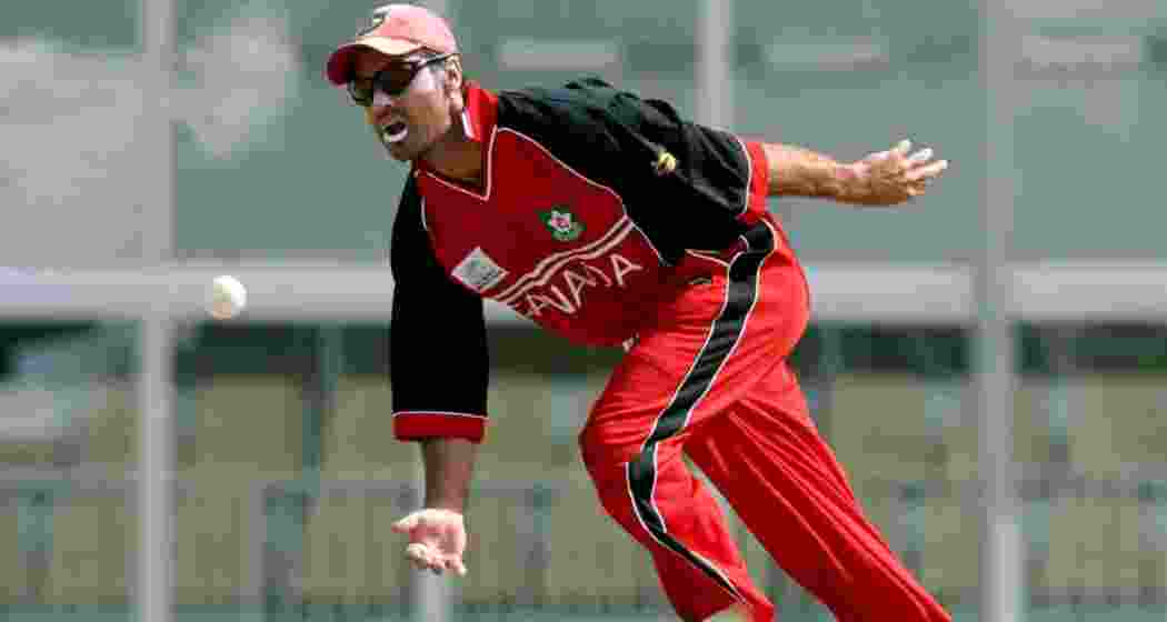 Former Canada captain and Australian state cricketer John Davison in action. (Image: X) Former Canada captain and Australian state cricketer John Davison in action. (Image: X)