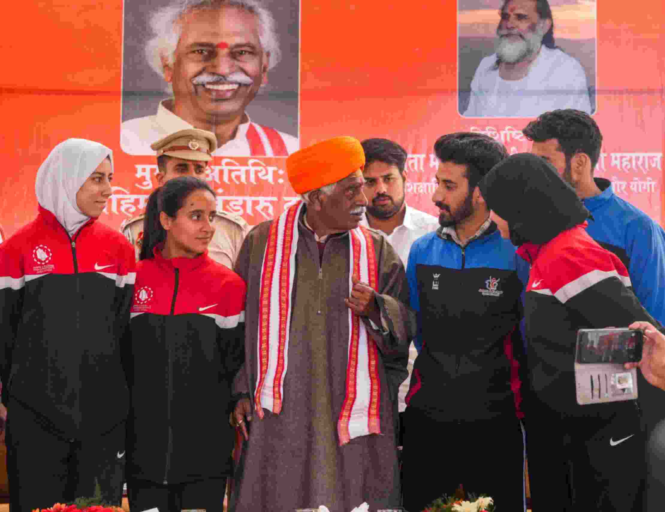Governor of Haryana Bandaru Dattatreya.  Governor of Haryana Bandaru Dattatreya.