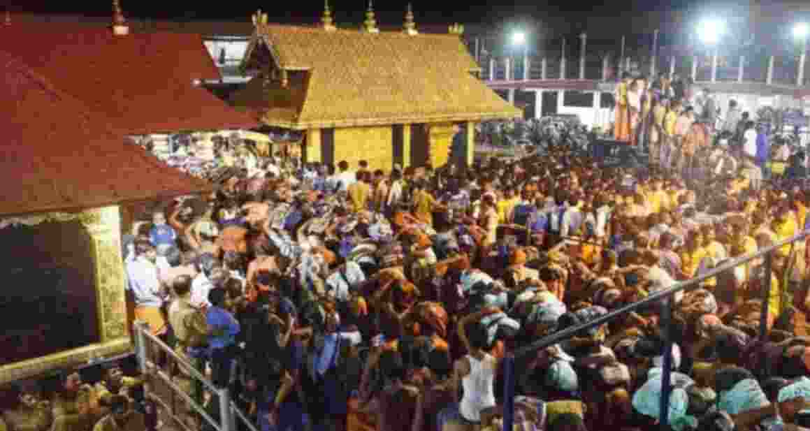 Sabarimala temple. Sabarimala temple.