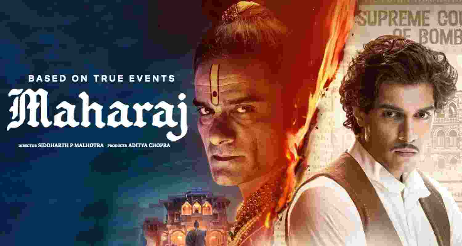 The poster for Netflix's Maharaj. The poster for Netflix's Maharaj.
