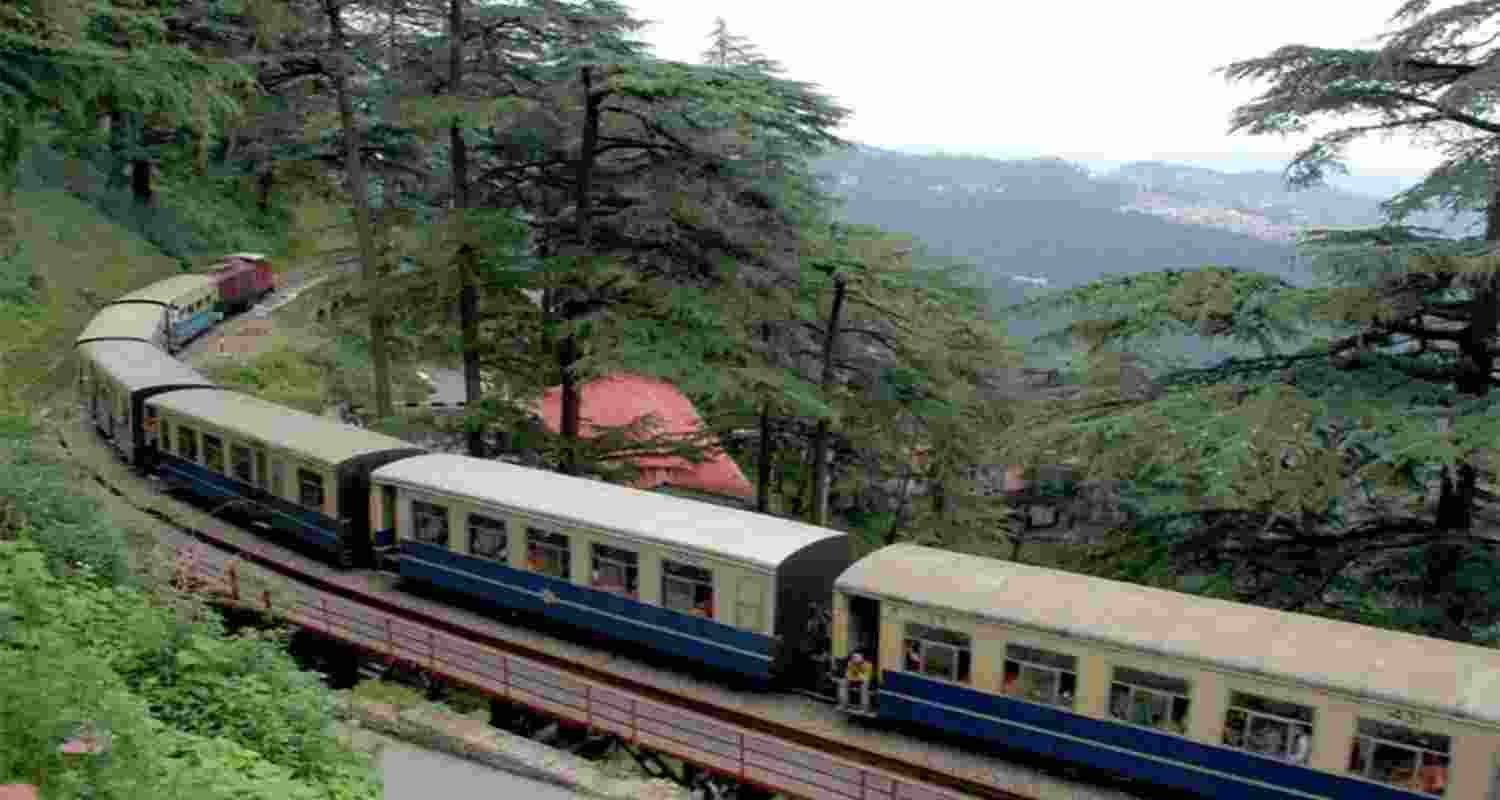 Kalka-Shimla train service suspended from July 11–15. Kalka-Shimla train service suspended from July 11–15.