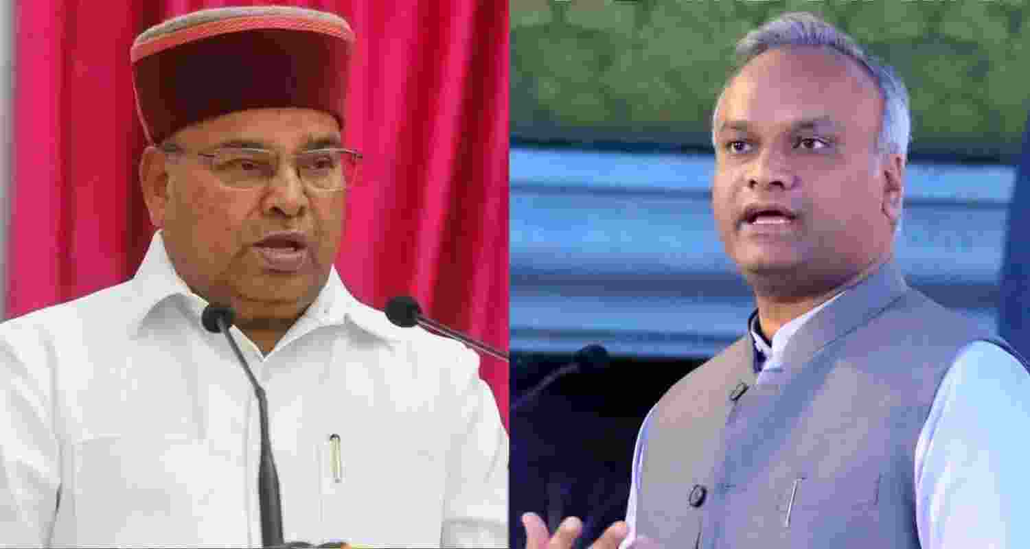Karnataka Governor Thaawarchand Gehlot has raised questions about land being allotted to Priyank Kharge, who is Congress president Mallikarjun Kharge's son. Karnataka Governor Thaawarchand Gehlot has raised questions about land being allotted to Priyank Kharge, who is Congress president Mallikarjun Kharge's son.