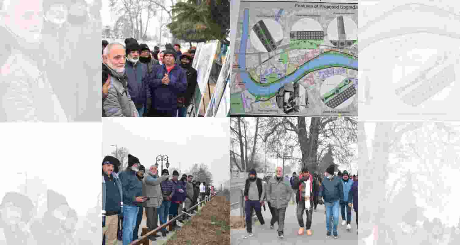 AMC delegation observing the accomplishments of the Srinagar Smart City Ltd projects in Kashmir. AMC delegation observing the accomplishments of the Srinagar Smart City Ltd projects in Kashmir.