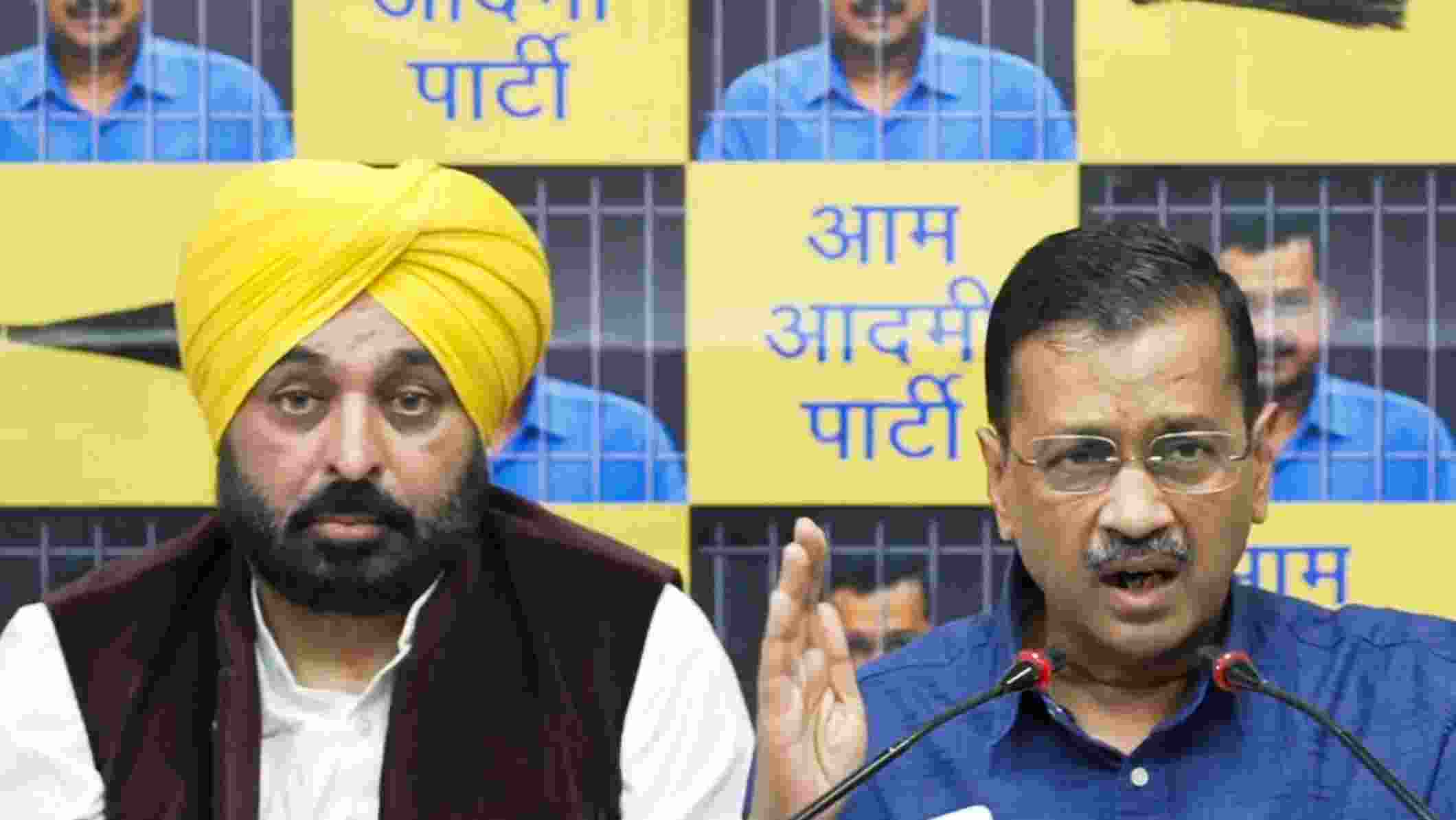 Announcing 10 Kejriwal Ki  Guarantee (Kejriwal's guarantee), his take on the BJP manifesto focussed on Modi Ki Guarantee, the AAP National Convener listed 10 promises at a press conference on Sunday, work on which he said would be carried out on a war-footing if the INDIA bloc formed the government at the Centre. Announcing 10 Kejriwal Ki  Guarantee (Kejriwal's guarantee), his take on the BJP manifesto focussed on Modi Ki Guarantee, the AAP National Convener listed 10 promises at a press conference on Sunday, work on which he said would be carried out on a war-footing if the INDIA bloc formed the government at the Centre.