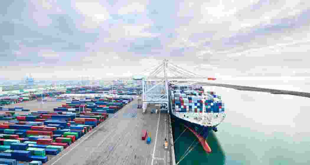 The Syama Prasad Mookerjee Port in Kolkata.  The Syama Prasad Mookerjee Port in Kolkata.