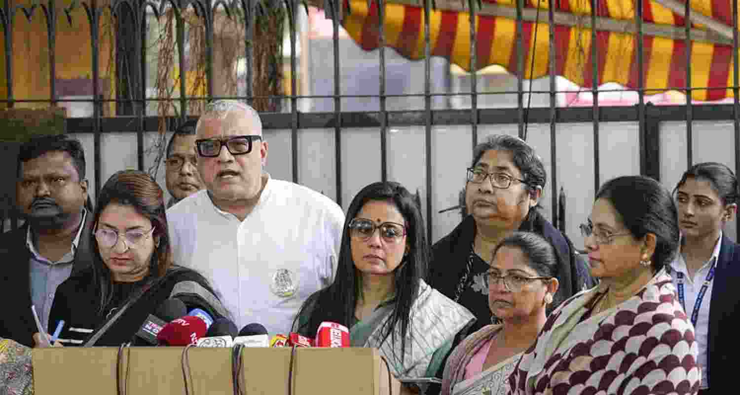 The 10-member delegation, led by TMC Rajya Sabha leader Derek O'Brien, met the EC officials amid the ongoing SIR in the state. The 10-member delegation, led by TMC Rajya Sabha leader Derek O'Brien, met the EC officials amid the ongoing SIR in the state.