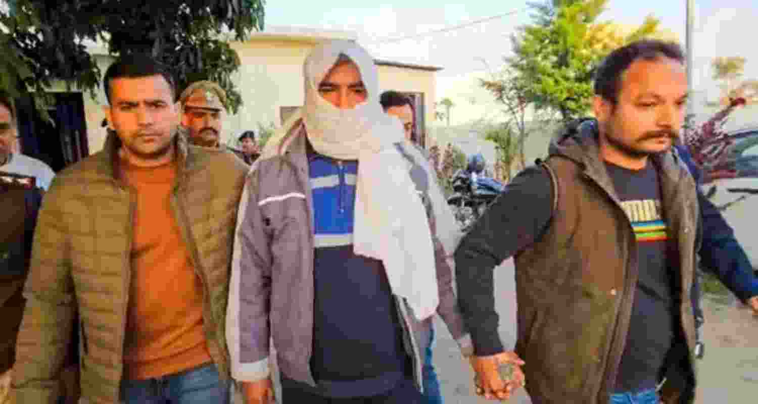 Haldwani violence alleged mastermind Abdul Malik after being arrested by the police on Saturday, February 24.  Haldwani violence alleged mastermind Abdul Malik after being arrested by the police on Saturday, February 24.
