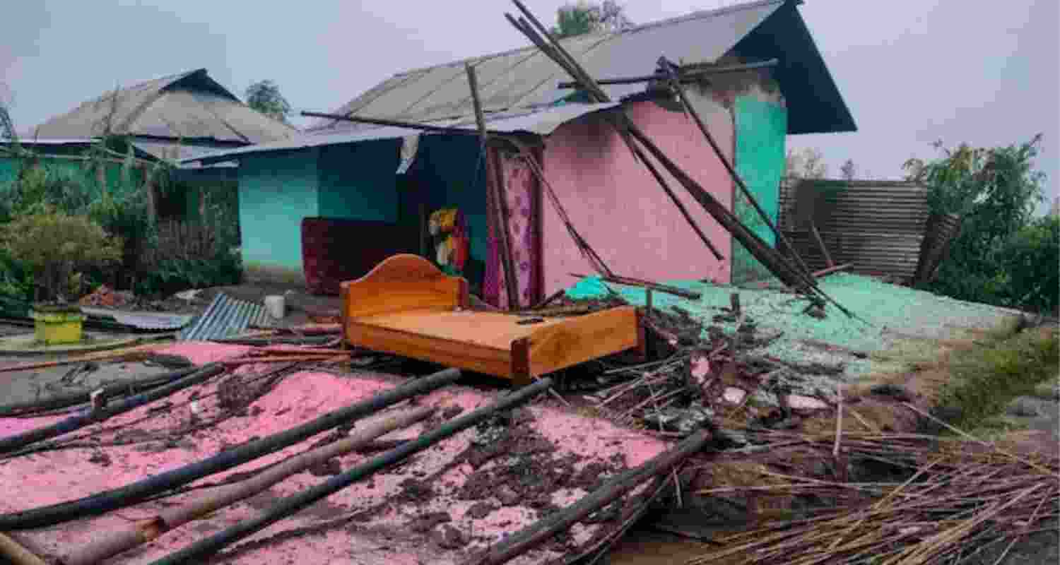 Heavy rains caused severe waterlogging and traffic chaos in Imphal East and West districts, with major roads submerged and clogged drains leading to significant disruptions. Heavy rains caused severe waterlogging and traffic chaos in Imphal East and West districts, with major roads submerged and clogged drains leading to significant disruptions.