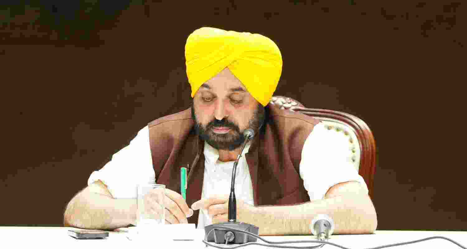 Chief Minister of Punjab, Bhagwant Mann.  Chief Minister of Punjab, Bhagwant Mann.
