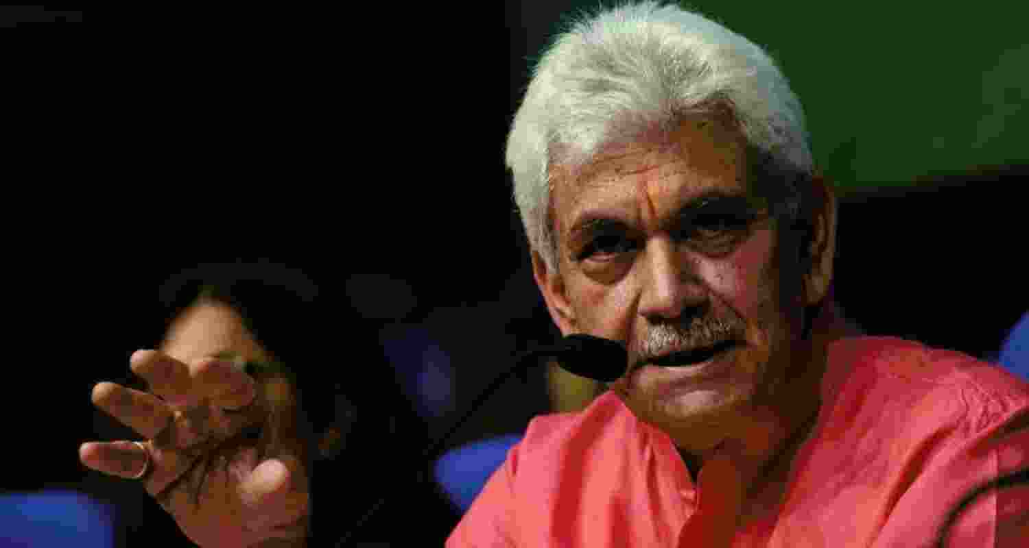 Jammu and Kashmir Lieutenant Governor Manoj Sinha. File Photo. Jammu and Kashmir Lieutenant Governor Manoj Sinha. File Photo.
