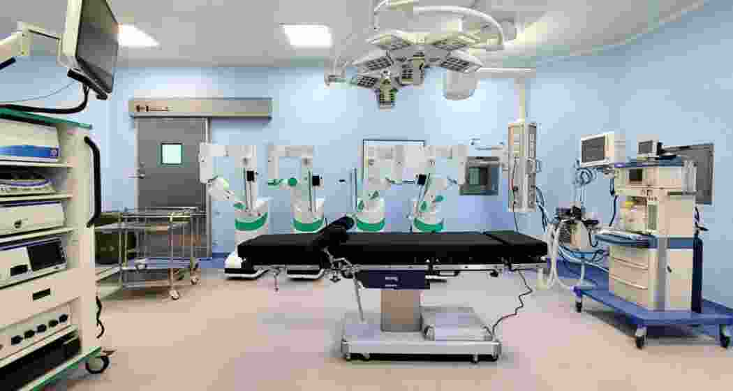 The Medi JARVIS Made-in-India robotic surgery machine is being launched at the State Cancer Institute in Assam to assist doctors in performing complex procedures with greater precision. The Medi JARVIS Made-in-India robotic surgery machine is being launched at the State Cancer Institute in Assam to assist doctors in performing complex procedures with greater precision.