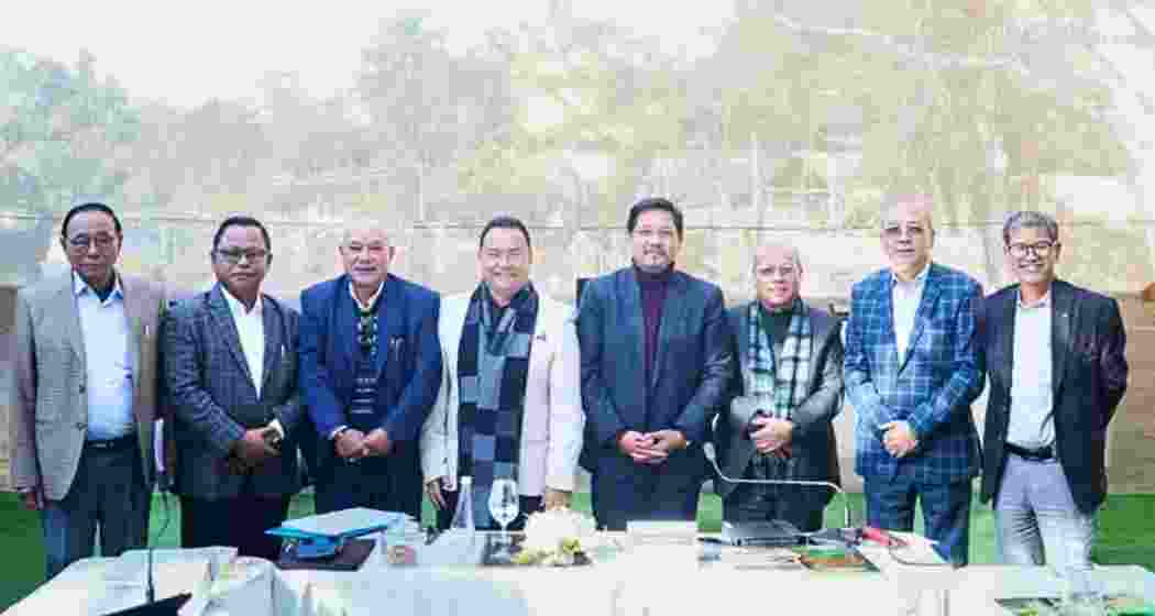 Cabinet ministers along with CM Conrad Sangma at Ward’s Lake. Cabinet ministers along with CM Conrad Sangma at Ward’s Lake.