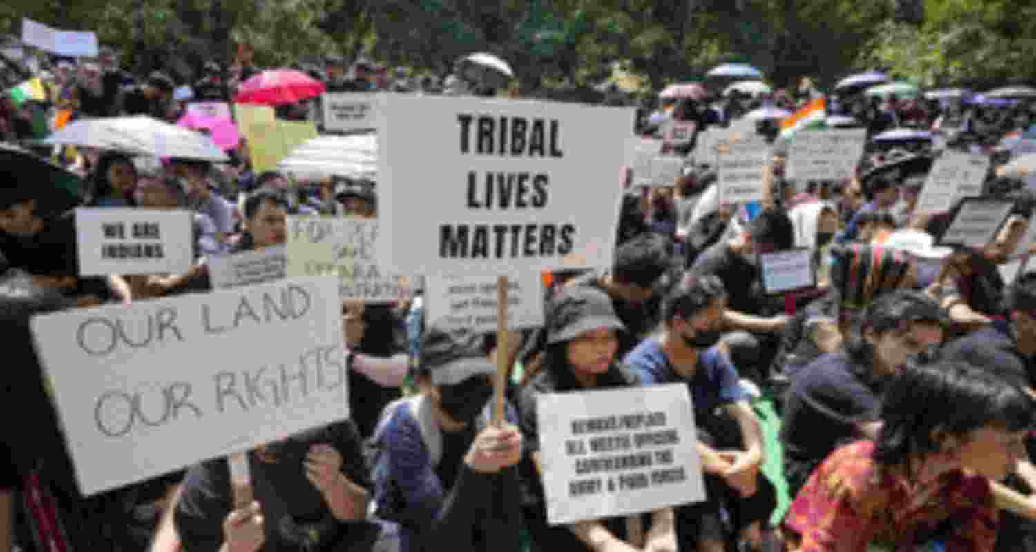 Student body to protest against tribals.  Student body to protest against tribals.